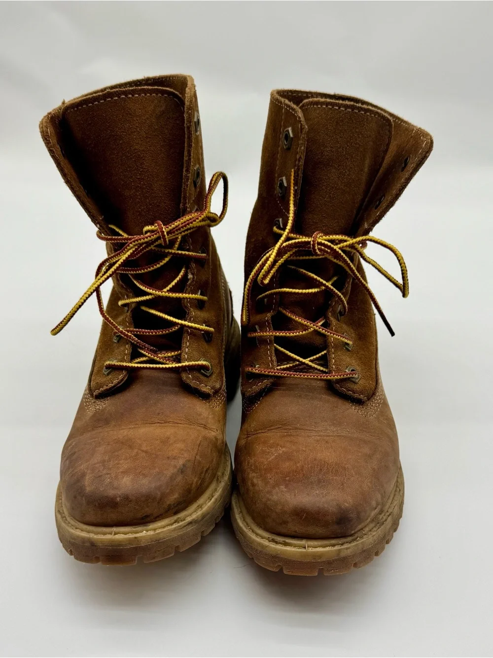 Timberland Brown Suede Lace-Up Work Boot